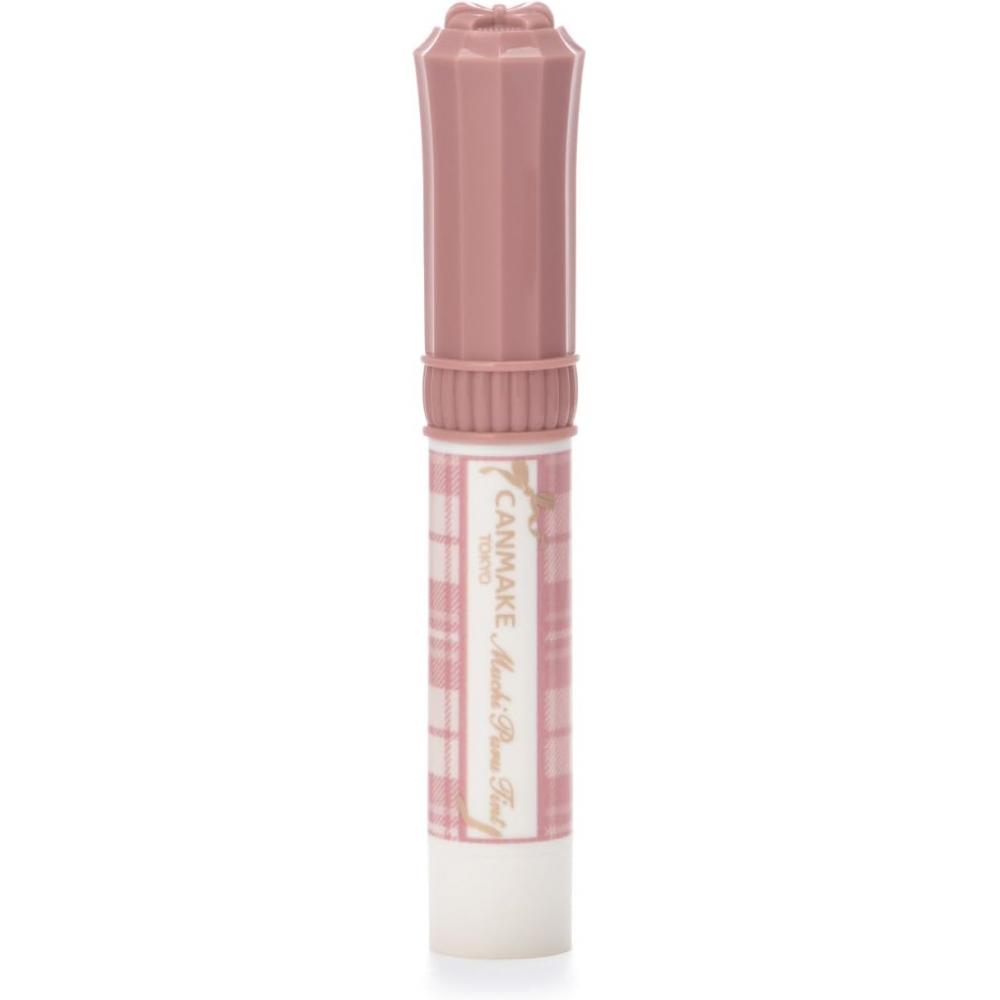 Canmake Whipple Tint 40thx Клубничный Бонбон Блеск для объема губ Тинт Освежающий Розово-бежевый
