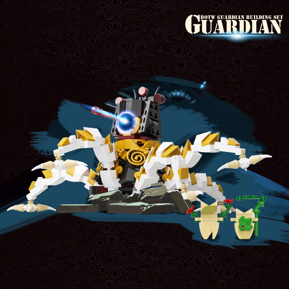 MOC Ruins Guardian Model Building Blocks Game Character Action Figure Construction Bricks Educational Toys Birthday Gift