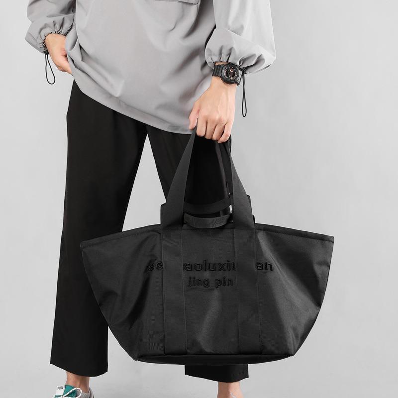 Damenhandtasche Stickerei High Street Crossbody-Stil Herren- und Damen-Schulterpendler Große Kapazität Lässig Nylon Buttot