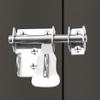 Stainless Steel Door Latch Gate Safety Lock Sliding Mechanism Sliding Bolts Latch Toilet Door Lock Easy Installation Hasp Lock
