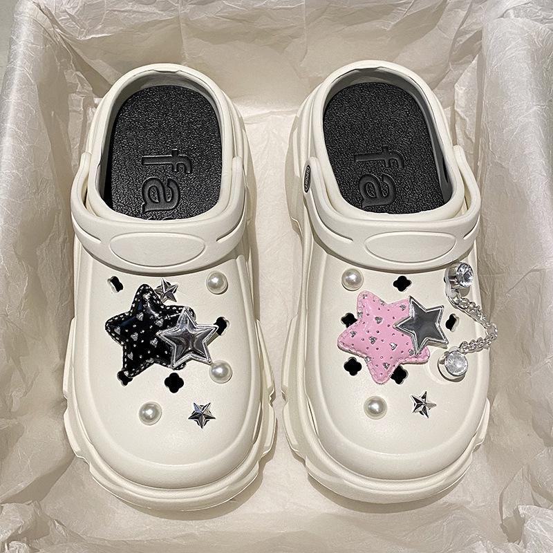 Cross-Border Cute Hat Coal Briquette & Shoe Accessories Set - Matching Shoe Buckle & Flower Set