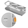 2 Piece Transparency Bathroom Desktop Storage Rack for Small Bottles Acrylic 3 Slot Cosmetic Perfumes Display Stand