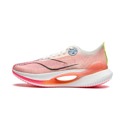 Li Ning Absolute Shadow 2 Essential Doppelte Dämpfung Stabilitätsunterstützung Low Top Freizeitschuhe Damen Sneaker Off-White Pink ARRU004-10