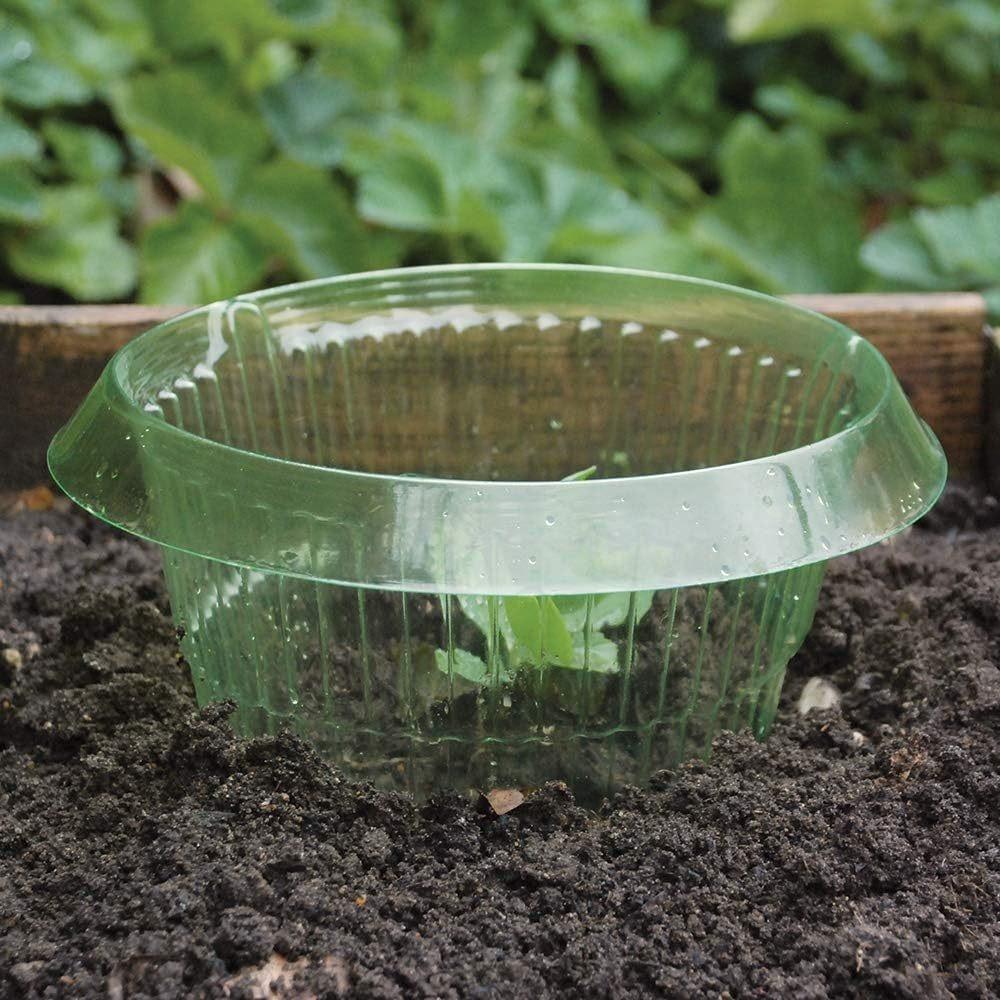 5PCS Plastic Plant Protection Collars Lightweight Vegetable Protection Cover Farm