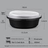 Miaojiayi 850ml Round Bagasse Disposable Takeout Container with Lid