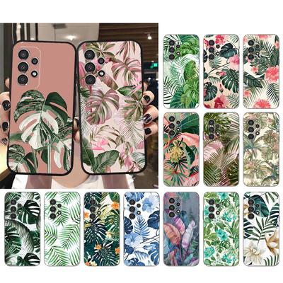 Palm Tree Leaves Phone Case For Samsung A52S A21S A33 A23 A13 A14 A32 A52 A53 A54 A51 A71 M51