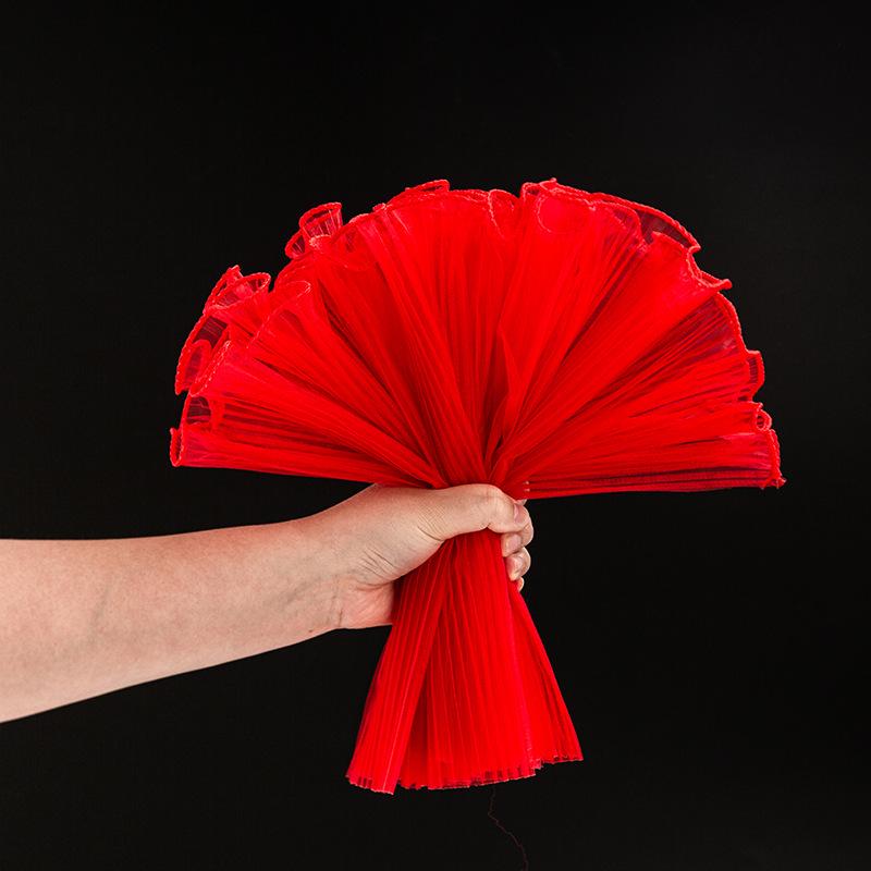 Färska Blommor Pärl Våg Garn Nät - Bukettinslagning & Blomsterbutiks Material