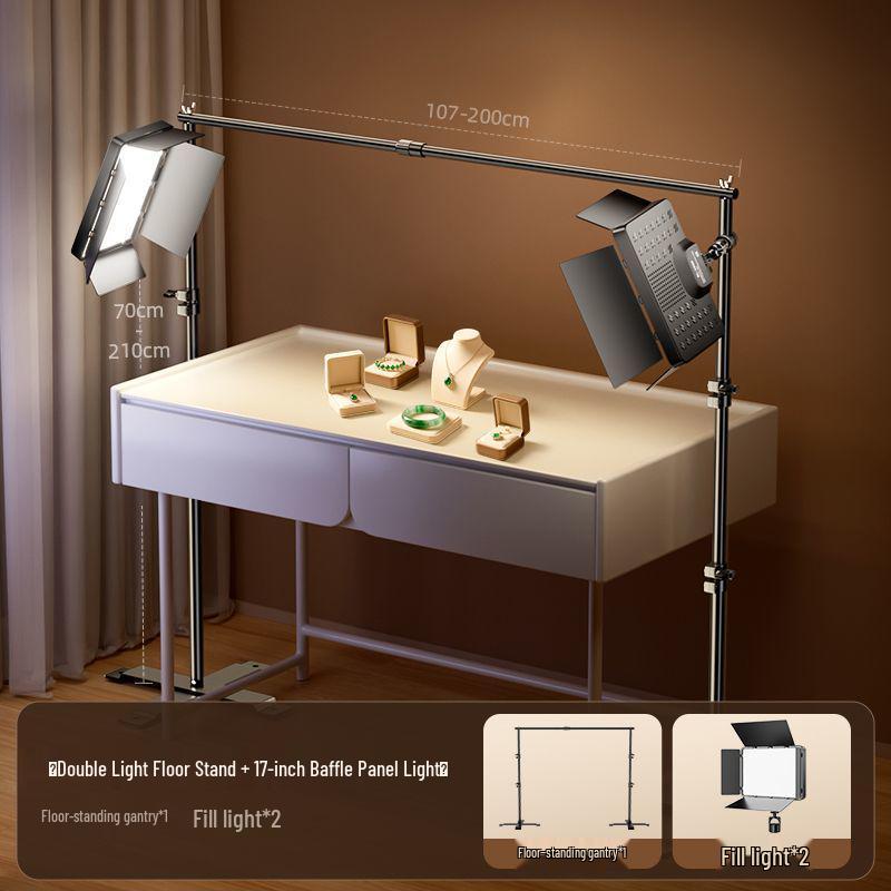 Broadcast Fill Light: LED Desktop Top Light for Live Room Photography and Professional Lighting