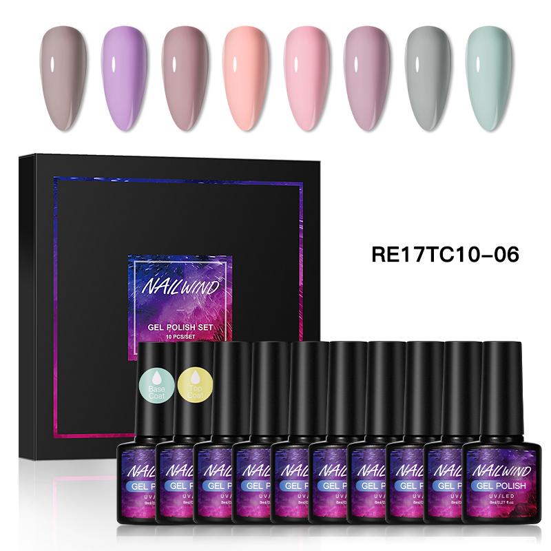 Nailwind 8ml Nail Gel Polish Bright For Nail Art Design Soak Off LED Lamp