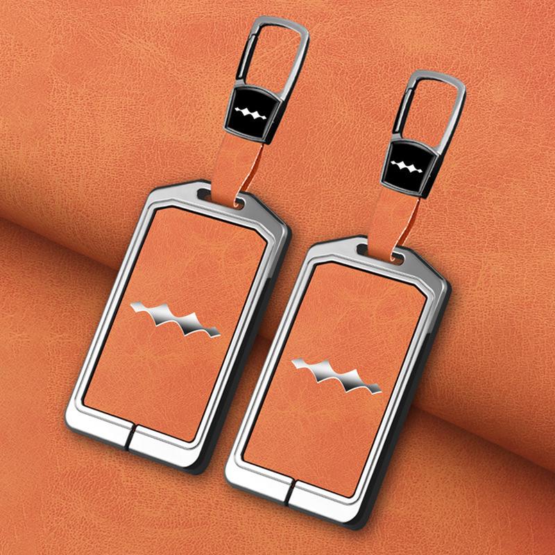 BYD Leopard 5 Card Key Case 2024 NFC Remote Control Zinc Alloy Shell Keychain