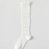 Summer Lightweight Ankle Socks for Children in Gray Ballet-style Long Stockings with Mesh Holes and Hollowed-out Design, Featuring A Simple Style.