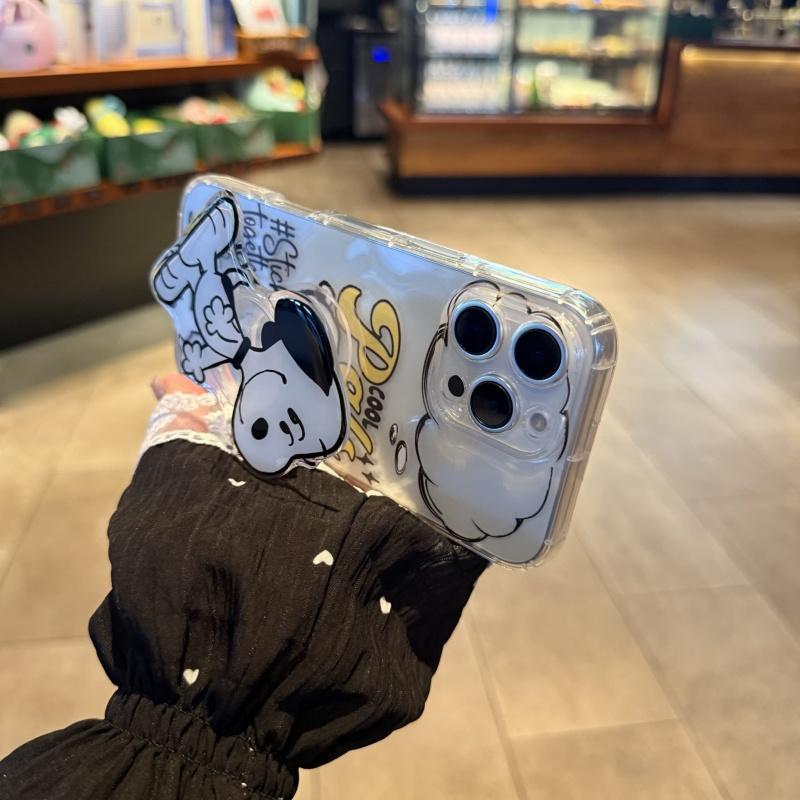 Cute comic Snoopy peanut friend Charlie Brown Soft Case protect Case For iPhone 13 12 11 14 15 16 17 Plus Funny Snoopy Holder