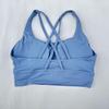 Lulu Yoga Fitness Crossback Nude Sports Bra for Women – Shock Absorption, Stylish, Gathered Design