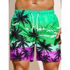 Coconut Tree 3D Print Sports Quick-Dry Breathable Men Kid Outdoor Street Casual Vacation Comfort Parent-child Short Beach Pants