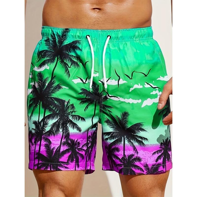 Coconut Tree 3D Print Sports Quick-Dry Breathable Men Kid Outdoor Street Casual Vacation Comfort Parent-child Short Beach Pants
