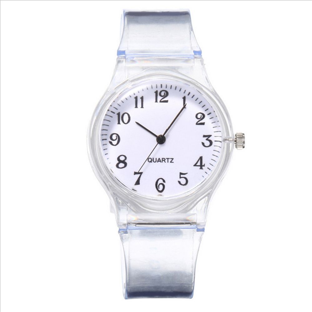 Practical Gifts Women Jelly Quartz Watch Silicone Wristwatch Candy Wrist Watch Student Clock