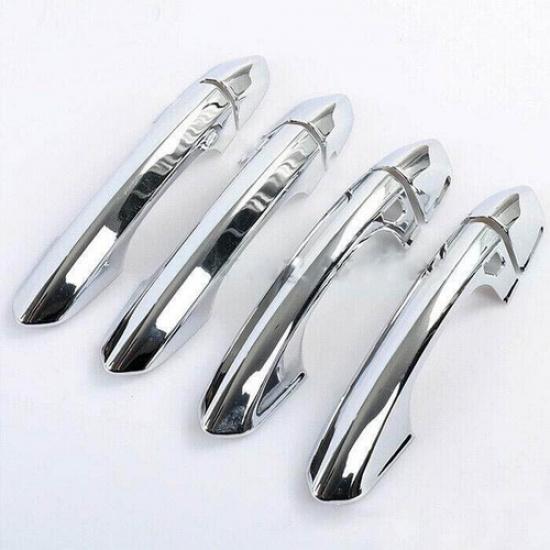 Chrome Door Handle Cover Trim Set Fit Ford Edge 2015-2024