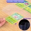 5-50pack A4 Size Double Side 9 Pocket Gaming Card Sleeves Storage Album Binder Pages ID Collection Holders Idol Photo Albums