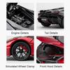 1:24 REVUELTO Miniature Sports Car Model Toys Alloy Diecast URUS SUV Sound Light Pull Back Doors Opened Toy Supercars Kids Gifts