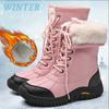 Women's Snow Boots Waterproof Comfortable Women's Rain Shoes Keep Warm Mid-Calf Winter Boots Outdoor Ankle Boot Botas Para Mujer