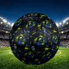 Game On Print Size 5 Soccer Ball, PU Wear Resistant Football for Match Training and Daily Practice, Birthday Gift for Soccer Fans