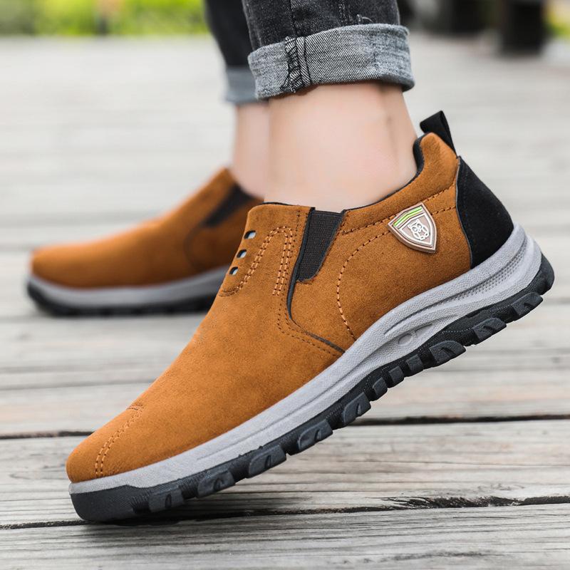 

Мужская повседневная обувь из парусины большого размера, весенне-осенняя, низкая, на одной педали, для ежедневной носки и вождения 47