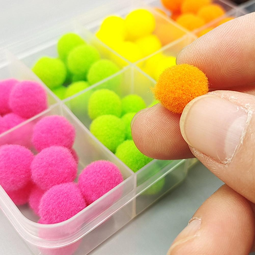 Fishing Bait Bright Colors Flies Lure Yellow/Orange/Green/Rose Red