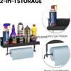 Aerosol Spray & Paint Bottle Storage Rack - Tissue Holder & Tool Organizer for Home & Workspace
