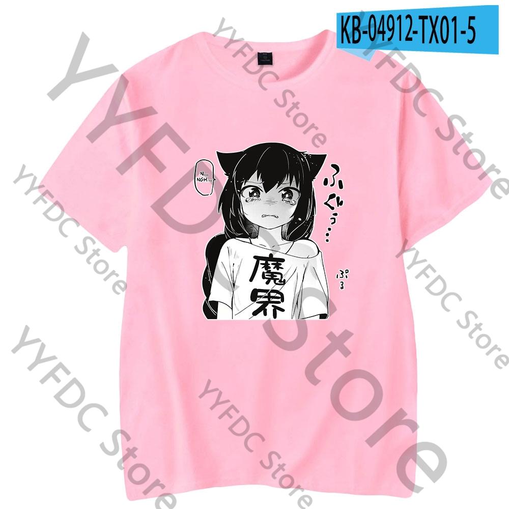 

Jahysama Wa Kujikenai T Shirt Women Unisex Cute Cartoon Summer Short Sleeve Tee Anime The Great Jahy Will Not Be Defeated Tshirt 4XL