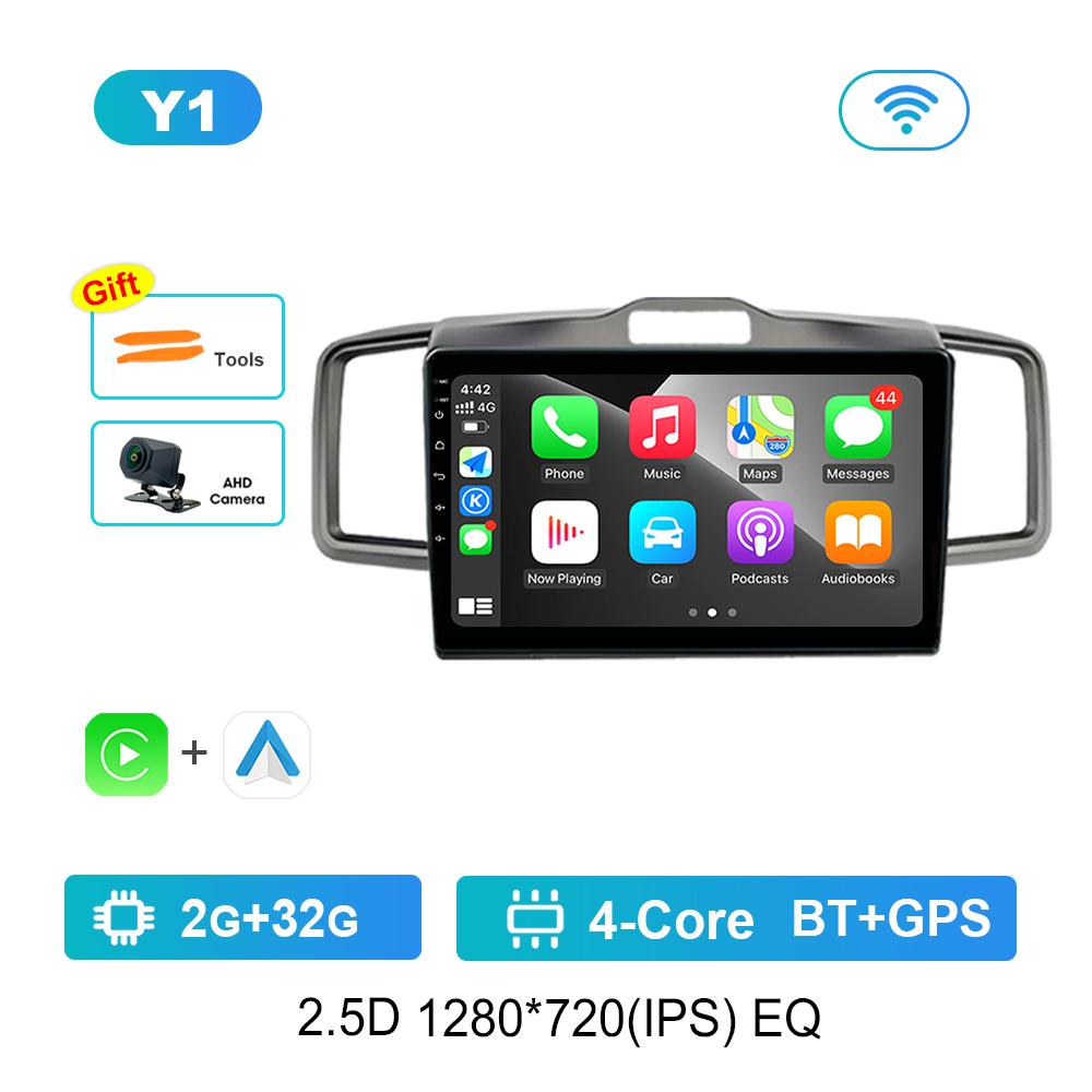 Android System HD Screen for Honda Freed 2008 - 2016 Car Radio Multimedia player WiFi+4G Head Unit Navigation GPS DSP Stereo