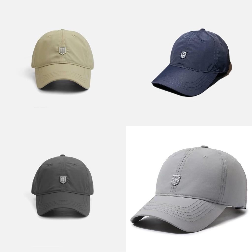 Embroidery Letters H Duck Cap Sports Summer Outdoor Running Breathable Shade