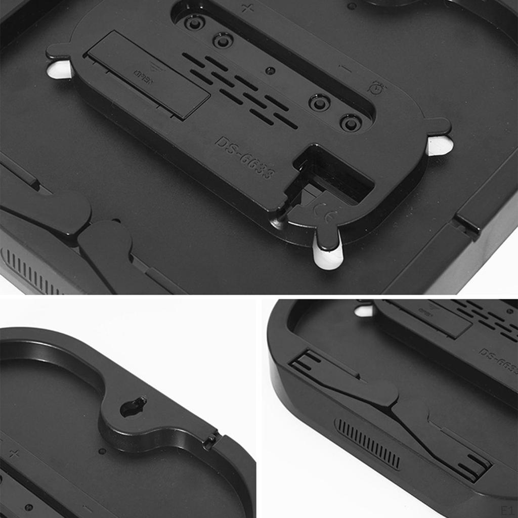 Digital Table Wall Clock Dimmer Large LED Display Screen Desktop Alarm for Beside Teenagers