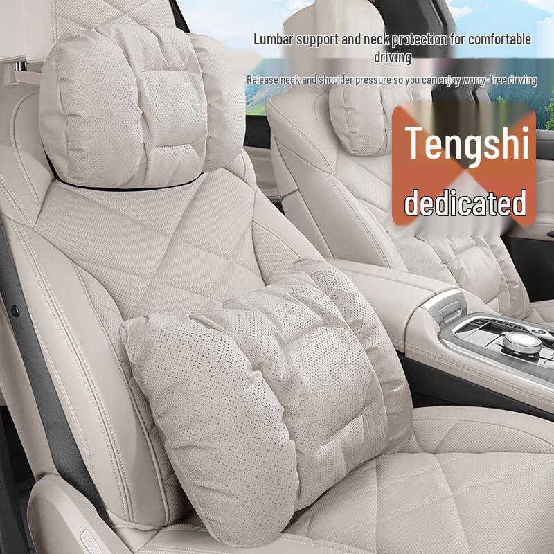 Cuscino per collo e supporto lombare in pelle Nappa Denza Car per poggiatesta N9/D9/N8L/Z9GT/N7