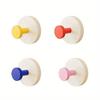 Plastic Suction Cup Hook No Drill Suction Cup Towel Hooks Home Clothes Wall Hanger Hooks Bathroom Suction Cup Storage Accessory