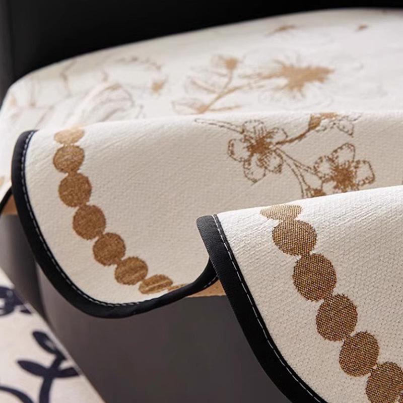 Fashion Sofa Cushion Chenille Floral Jacquard Sofa Cushion Living Room Non-slip Couch Covers Cloth Towel All Seasons Slipcover