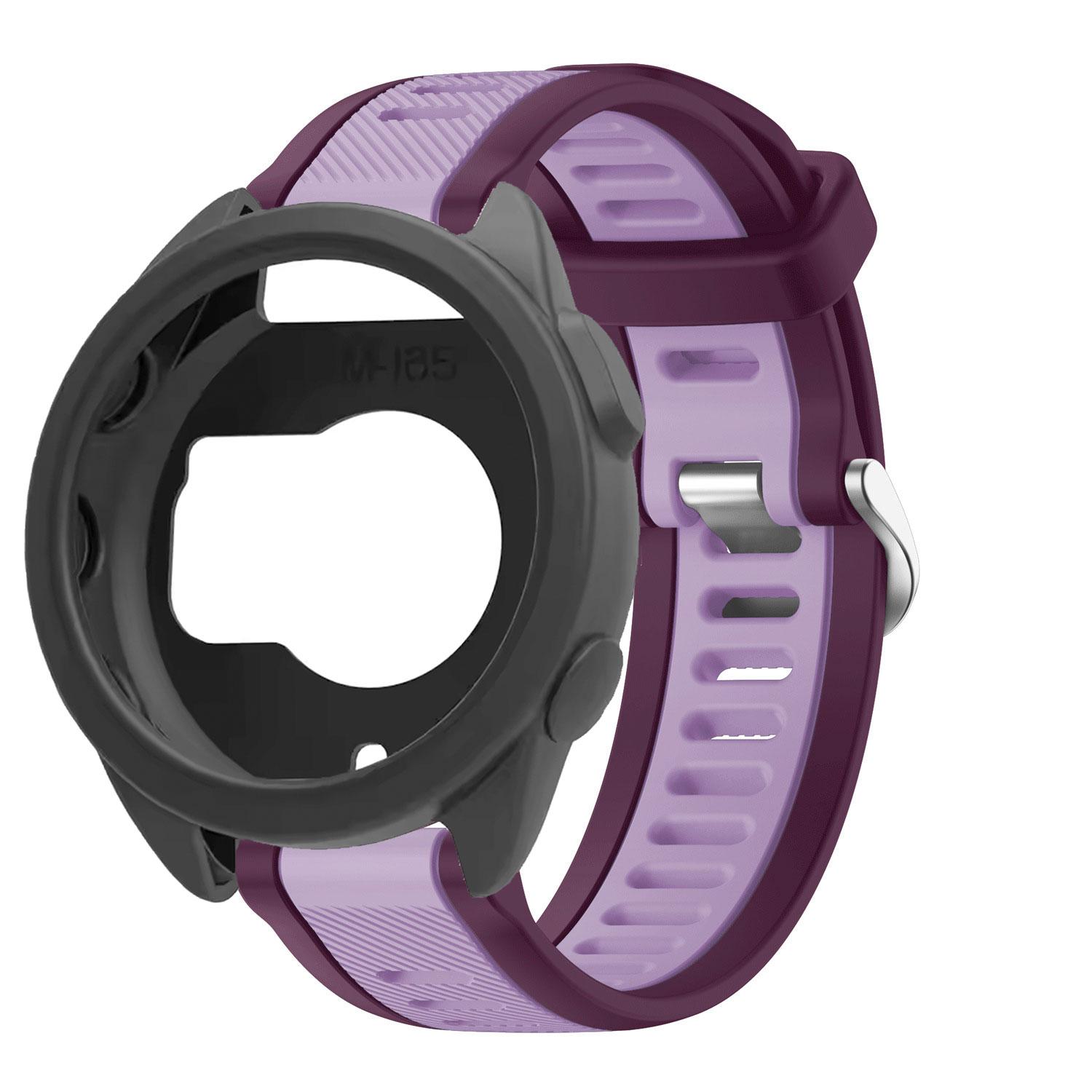 

Ремінець + Захисний Чохол-Оболонка для Смарт-Годинника Garmin Forerunner 165 М який Силіконовий Захисний Чохол для Екрану Аксесуари для Ремінця For Forerunner 165