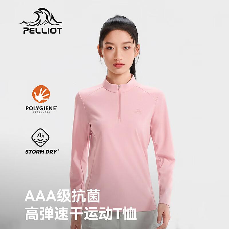 Pelliot Women's Outdoor Moisture-Wicking Hiking Long-Sleeve T-Shirt
