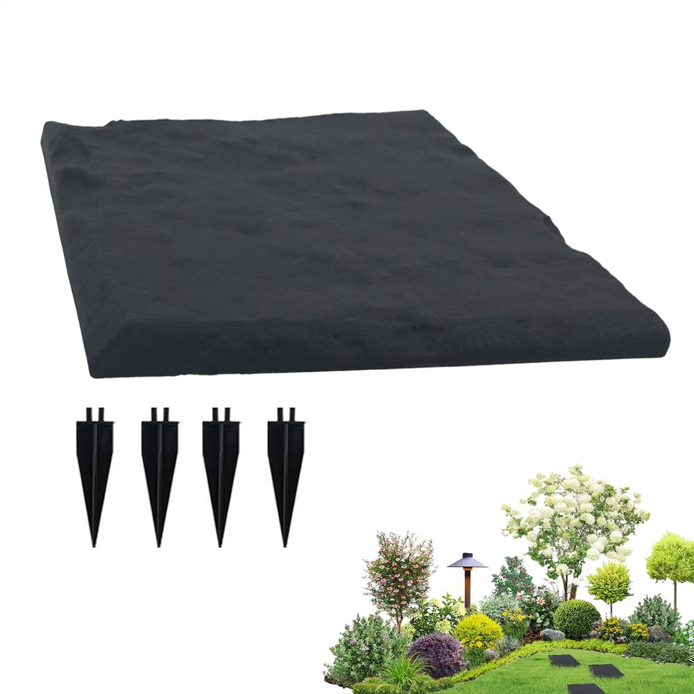 Garden Stepping Stones Pathway Paving Decoration Decorative Stepping Stones With Ground Stakes For Walkway Backyard Pool Patio