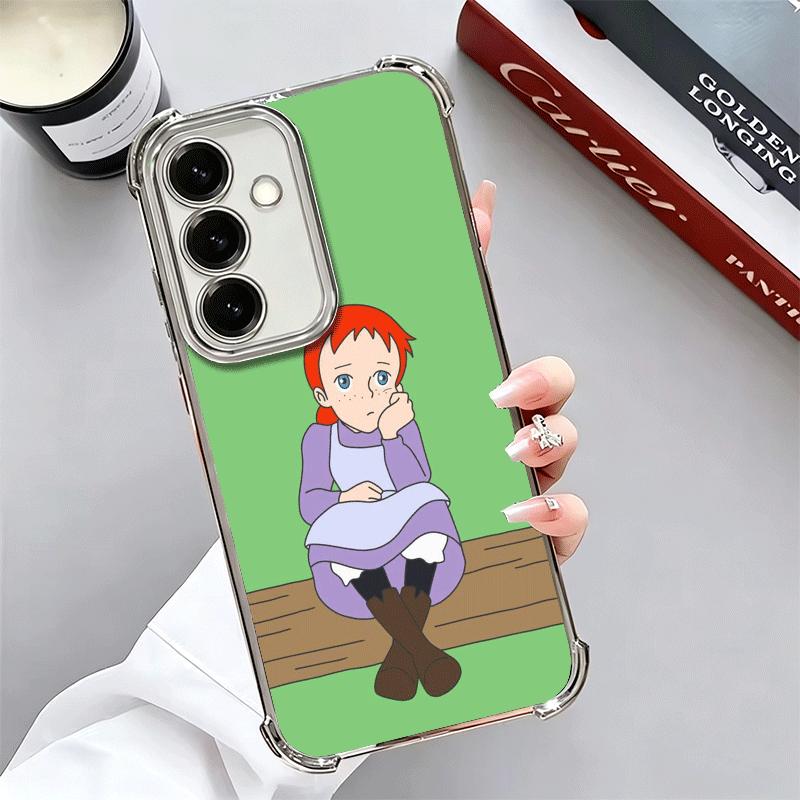 

Anne Of Green Gables Shirley Plating Phone Case For Samsung A17 A07 A37 A57 A16 A56 A15 A55 A14 A54 A13 A53 A26 A36 A25 A35 A24 Samsung A06 5G