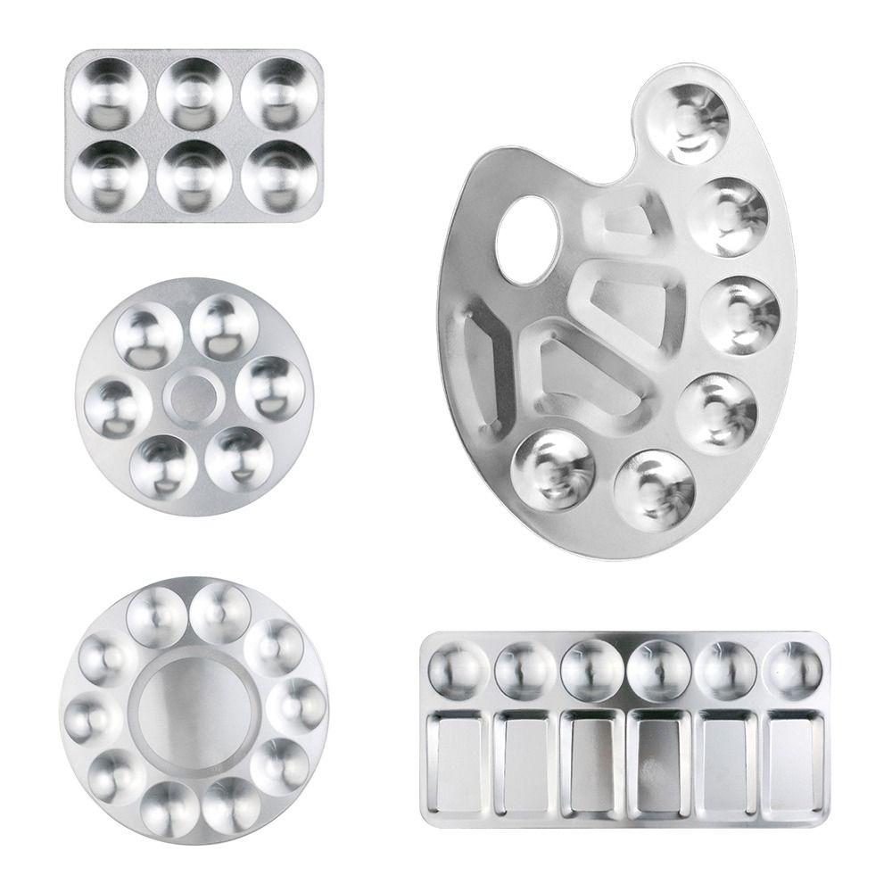 Metal Painting Color Palette 6/10/12 Wells Mixing Paint Tray Durable Art Paint Tray  School Office