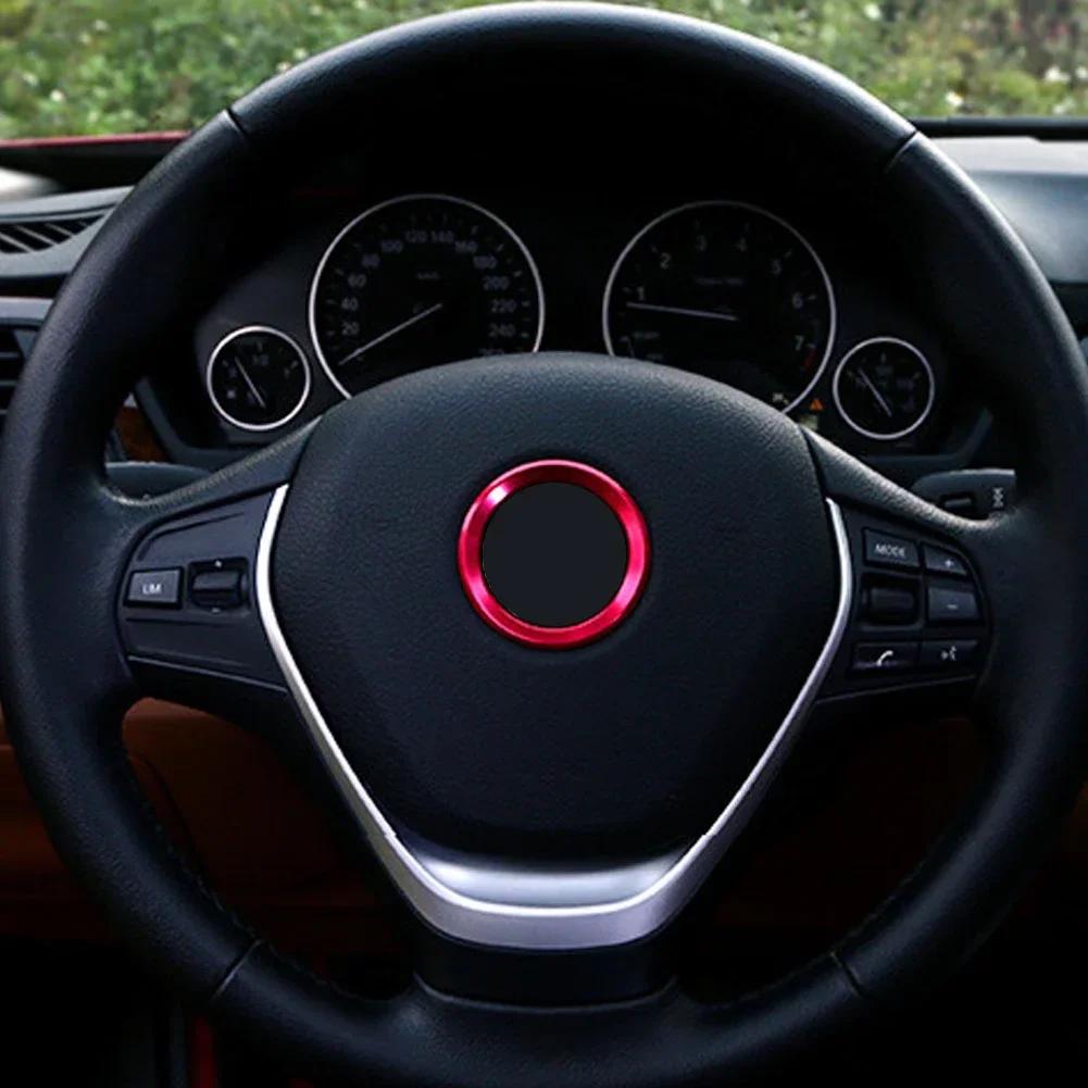 Car Styling Decoration Ring Steering Wheel Circle Sticker For BMW Performance M Power E90 E91 E92 E93 X1 X3 X5 X6 M3 M5 E46 E39