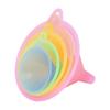 Candy Color Plastic Funnel Set 5 Pack Food Grade Kitchen Dispenser Colorful Soy Sauce Funnel