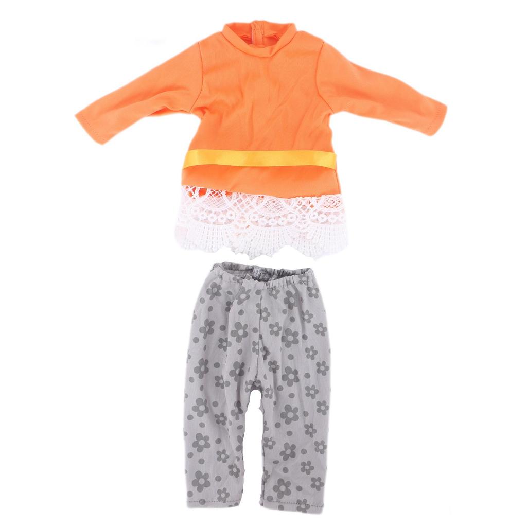 18 Zoll Puppenkleid, hübscher ärmelloser Rock, mädchenhafte Kleidung, Puppenhaus-Zubehör, Outfit für 45 cm Puppenzubehör, Mädchenspielzeug, Geburtstagsgeschenk