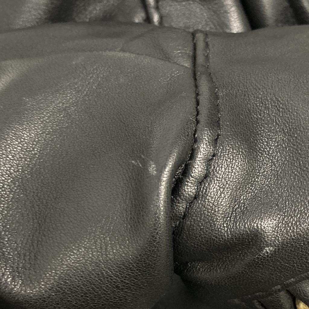 SCHOTT AT101 USA Made Collared Rider Jacket with Liner Jacket 34 blackUsed