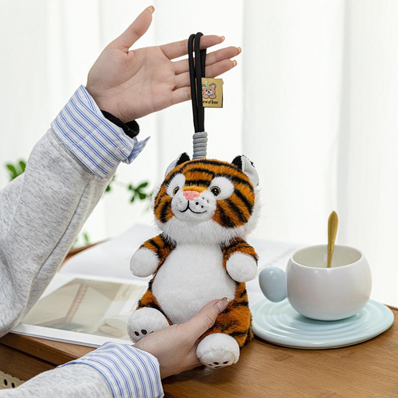 Tiger Plush Cuter Toy Pendant With Pp Cotton For Kids And Collectors Gift