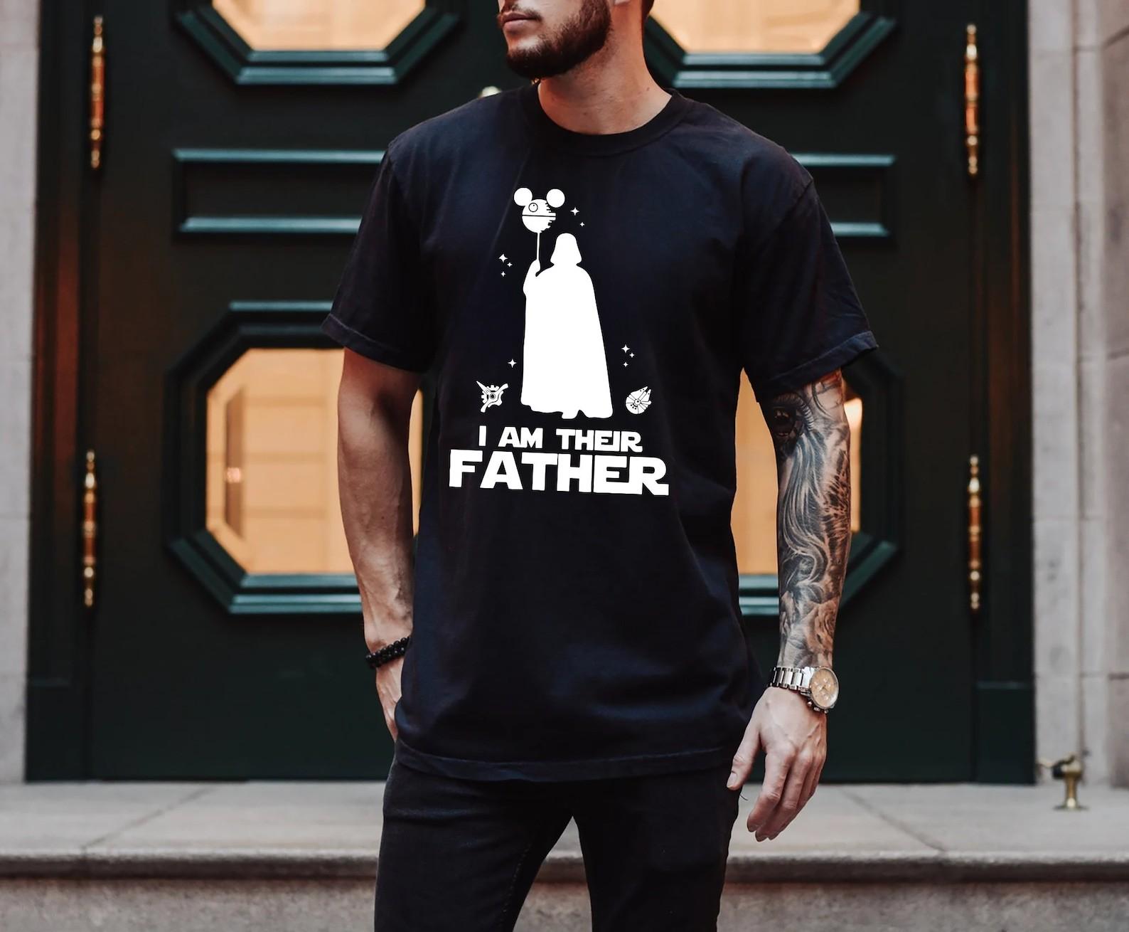 Funny Sci Fi Father T Shirt Space Dad Graphic Tee Father Gift Shirt S разноцветный