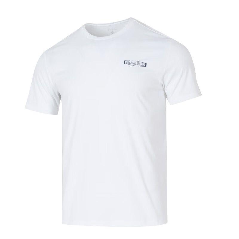 Skechers Outdoor Round Neck Sports Breathable Short Sleeve T-Shirt Men tops P226M155-0019 S