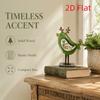 Long Legs Bird Figurine Ornament 2D Flat Holiday Tabletop Decor Christmas Bird Statue  Christmas