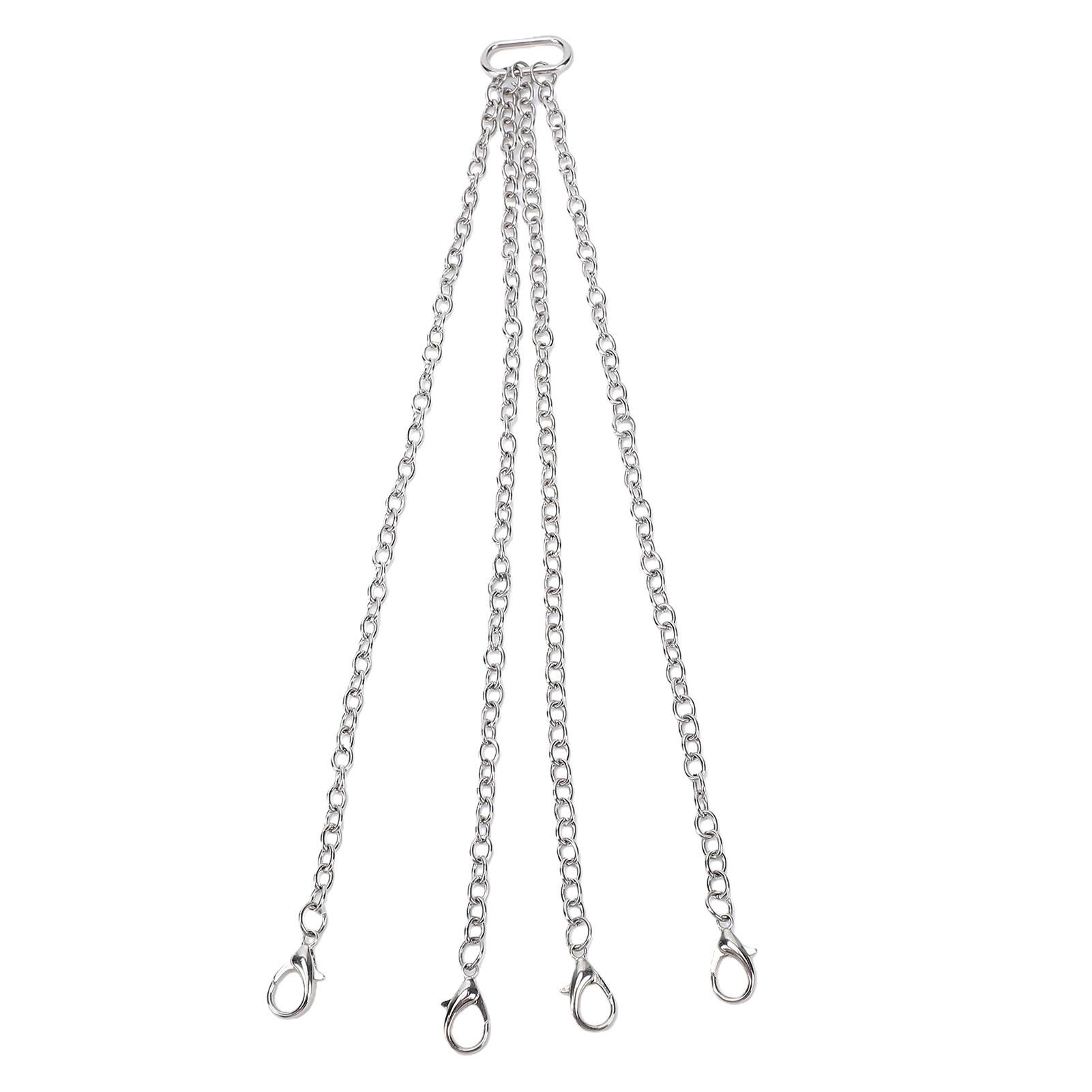 1 50 Modello Paranco Catena di Sollevamento Speciale Decorazione Fai da Te Gancio Drago d'Argento per Gru Radiocomandata e Veicolo Cingolato 18CM white