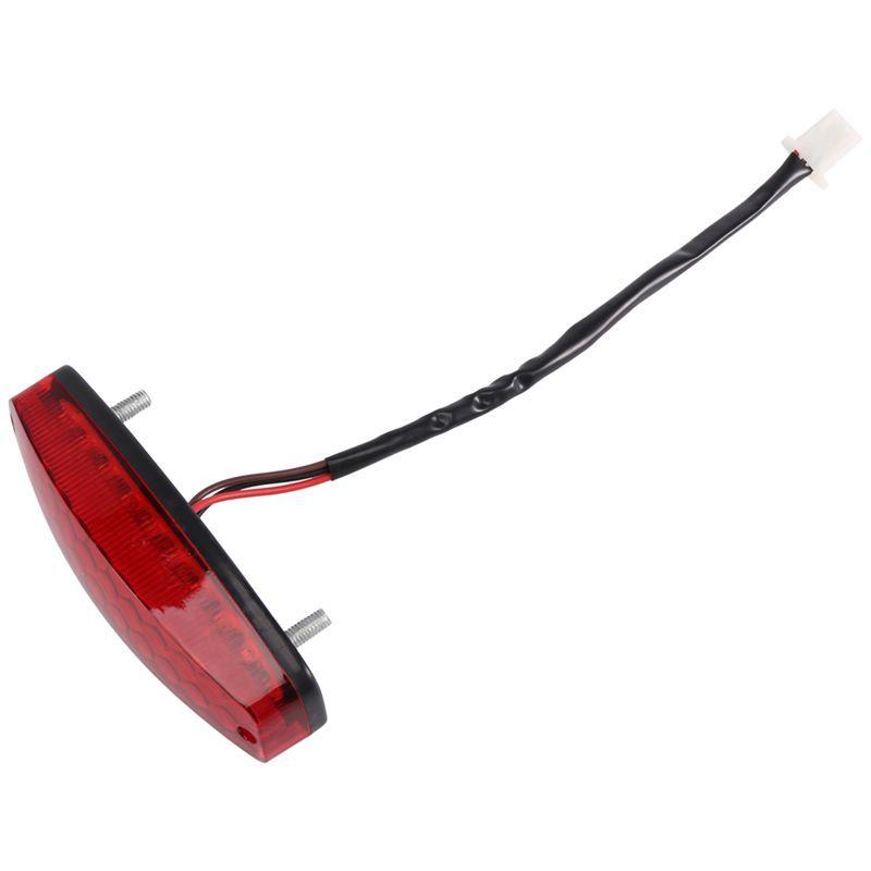 AA92-ATV 12V 3 Wire Brake Stop Light License Taillight Red For ATV Off Road Motorcycle Signal Lamp Accessories Car Lights